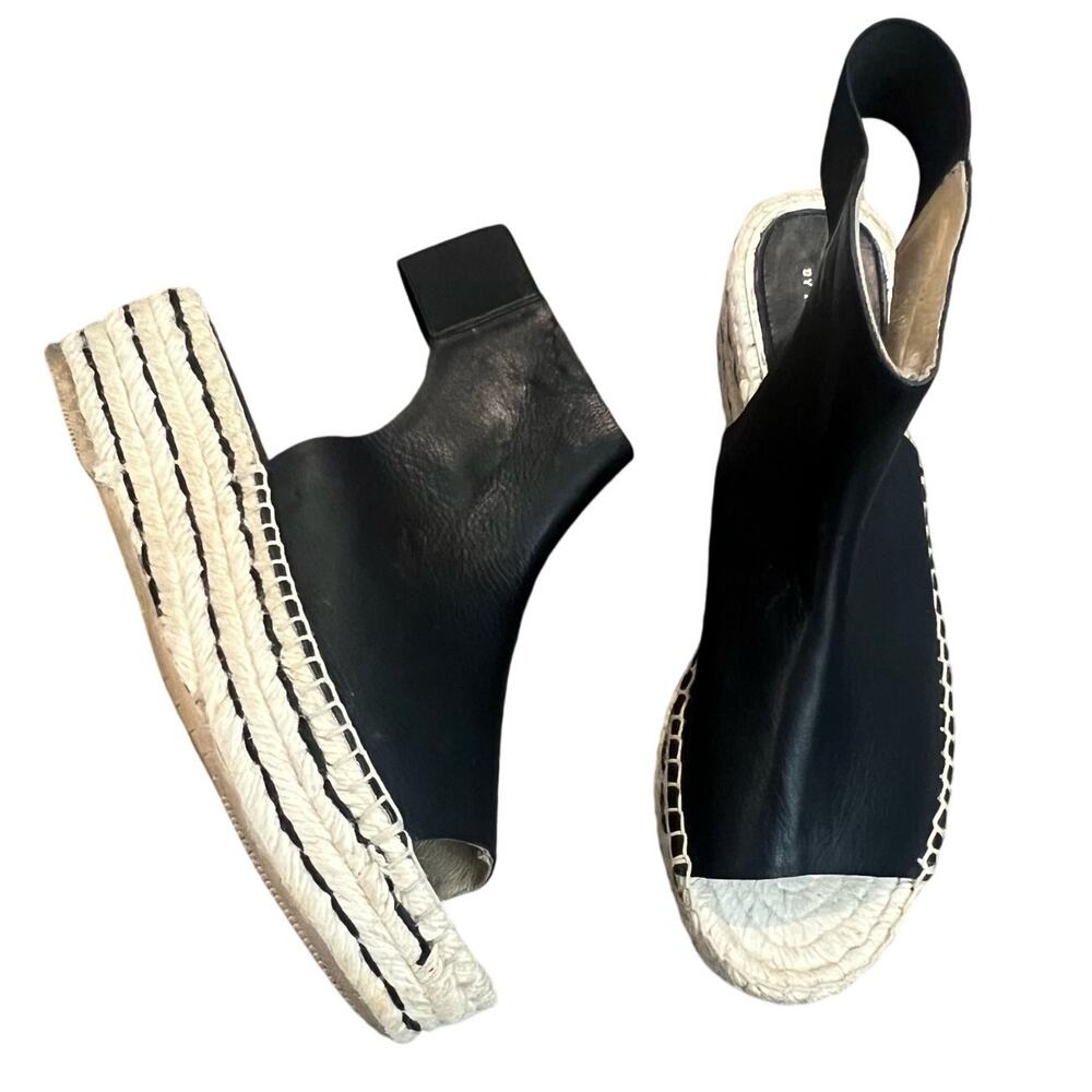 Palomitas Espadrilles 38 Ceralin Platform Black